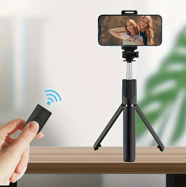FlexiShot Pro 180cm Trípode para Movil, Palo Selfie Tripode con Control Remoto Desmontable