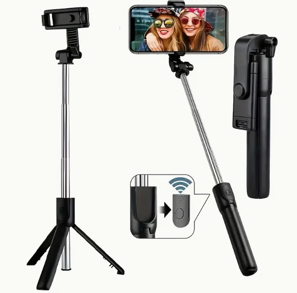 FlexiShot Pro 180cm Trípode para Movil, Palo Selfie Tripode con Control Remoto Desmontable