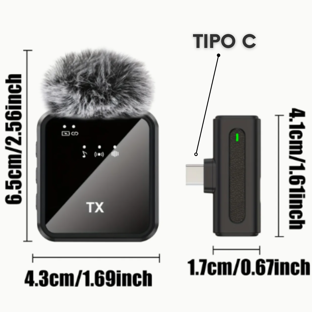 AirMic Zero PRO 2025 - MICROFONO de solapa con cancelación de ruido.