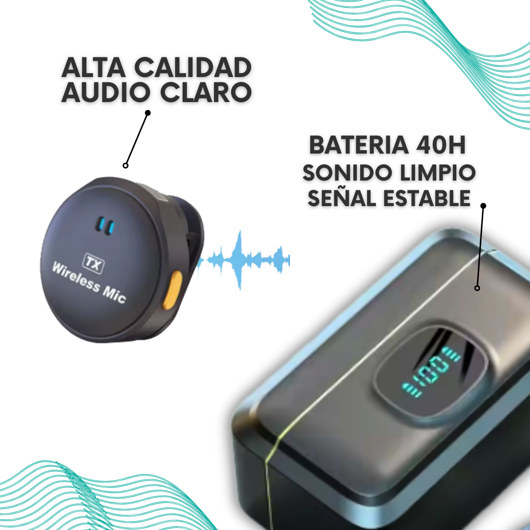 MagnaMic Pro - Micrófono MAGNÉTICO con reducción de ruido de ALTA CALIDAD