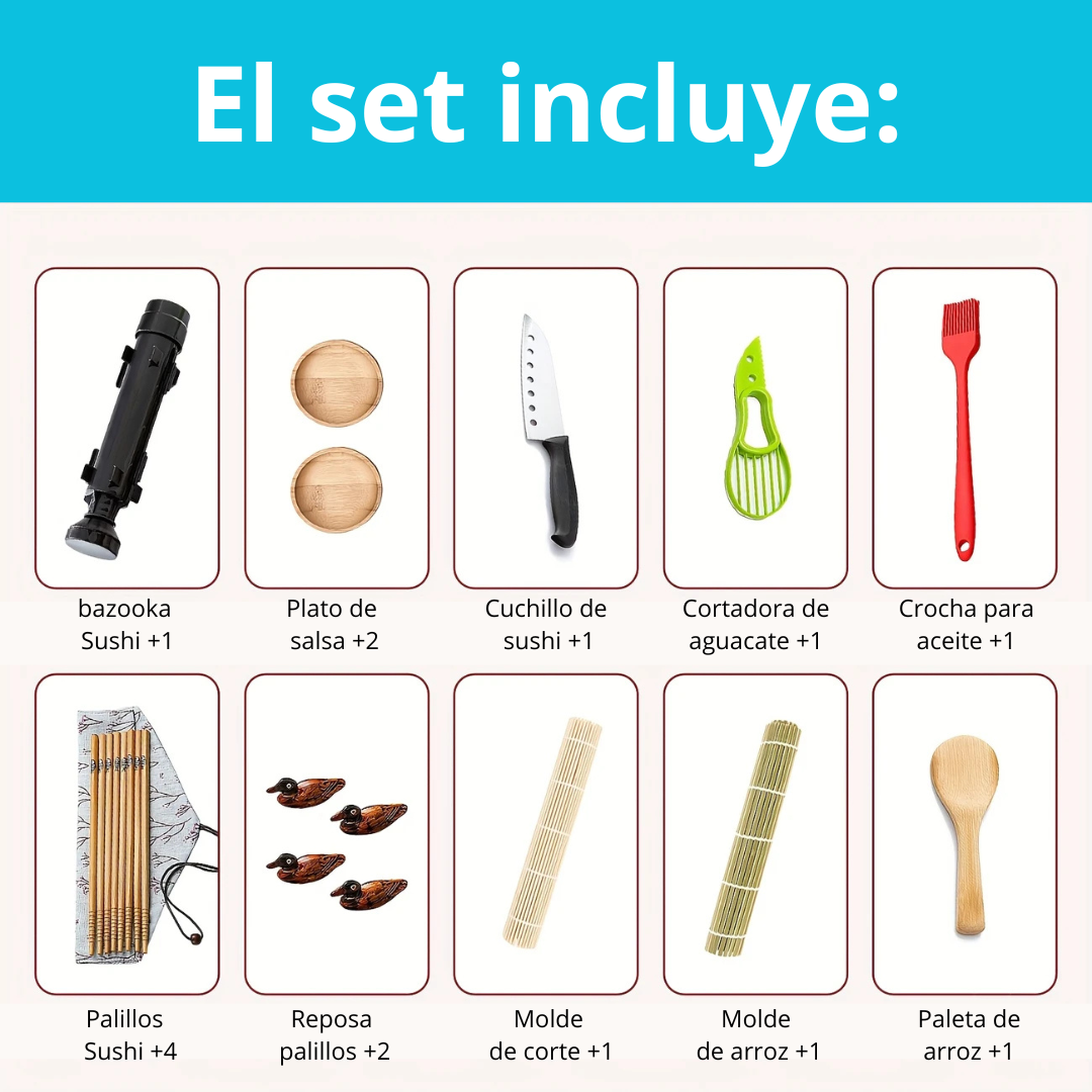 SushiZenKit - Kit Completo para Hacer Sushi