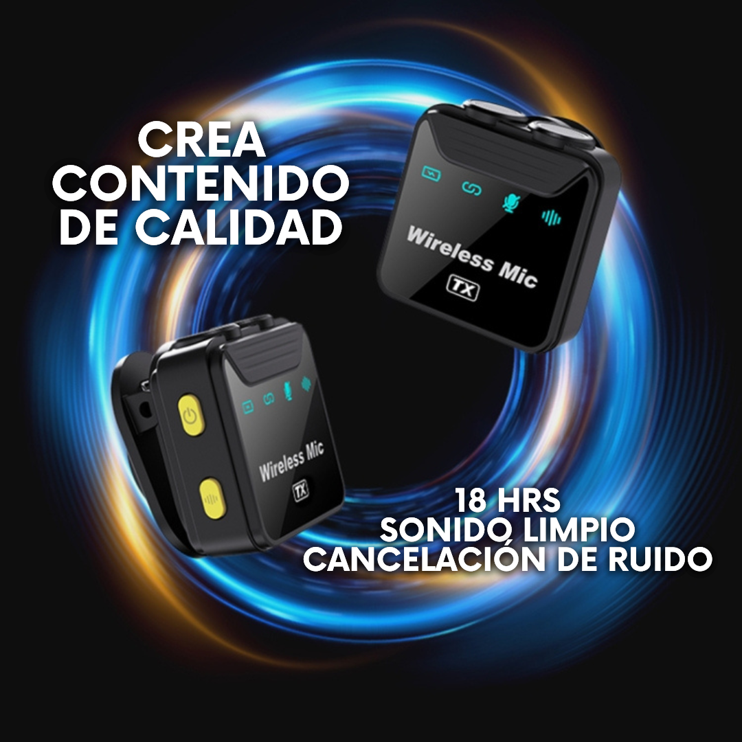 AirMic Zero PRO 2025 - MICROFONO de solapa con cancelación de ruido.