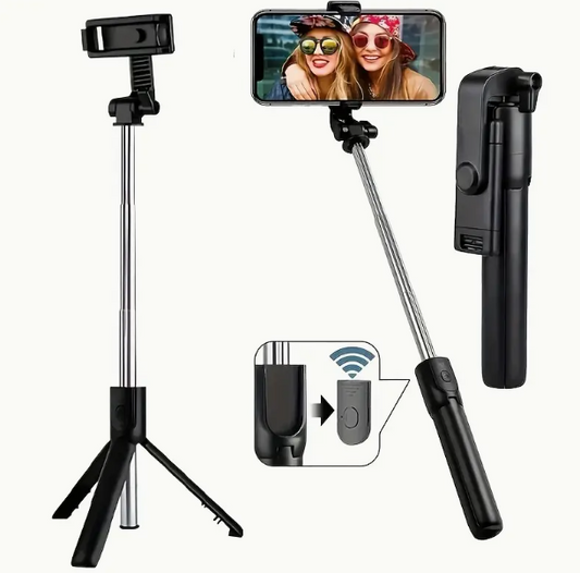 FlexiShot Pro 180cm Trípode para Movil, Palo Selfie Tripode con Control Remoto Desmontable