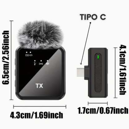AirMic Zero PRO 2025 - MICROFONO de solapa con cancelación de ruido.