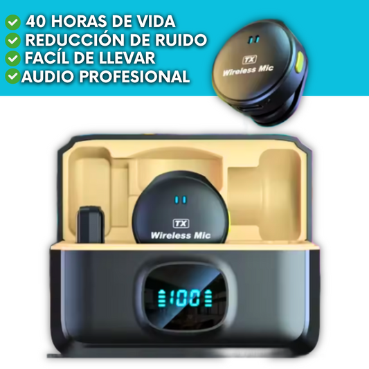 MagnaMic Pro - Micrófono MAGNÉTICO con reducción de ruido de ALTA CALIDAD