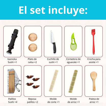 SushiZenKit - Kit Completo para Hacer Sushi